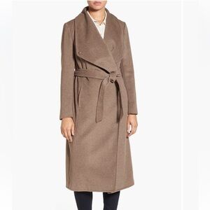 Cole Haan Signature Drape Front Wrap Coat